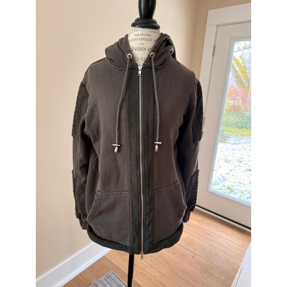 Standard Issue Men's Gray Full Zip Hoodie Size L